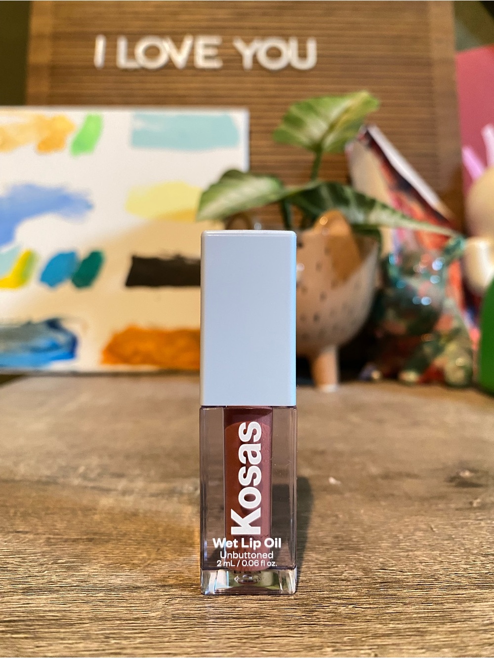 Kosas Wet Lip Oil *NWOT— Unbuttoned soft warm blush